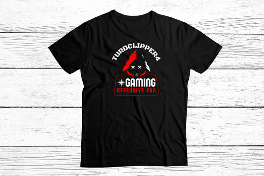 Turdclipper4 Gaming, gaming shirt, gaming logo, gaming apparel